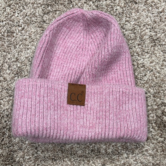 C.C Accessories - C.C women’s light pink beanie